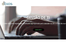 Tablet Screenshot of dbios.com.br